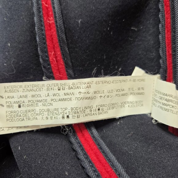 Zara Women's Size Medium Red Wool Duffel Hooded Jacket - Picture 7 of 9